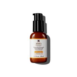 75-mililitrska steklenička Kiehl's Powerful-Strength Line-Reducing Concentrate na belem ozadju.