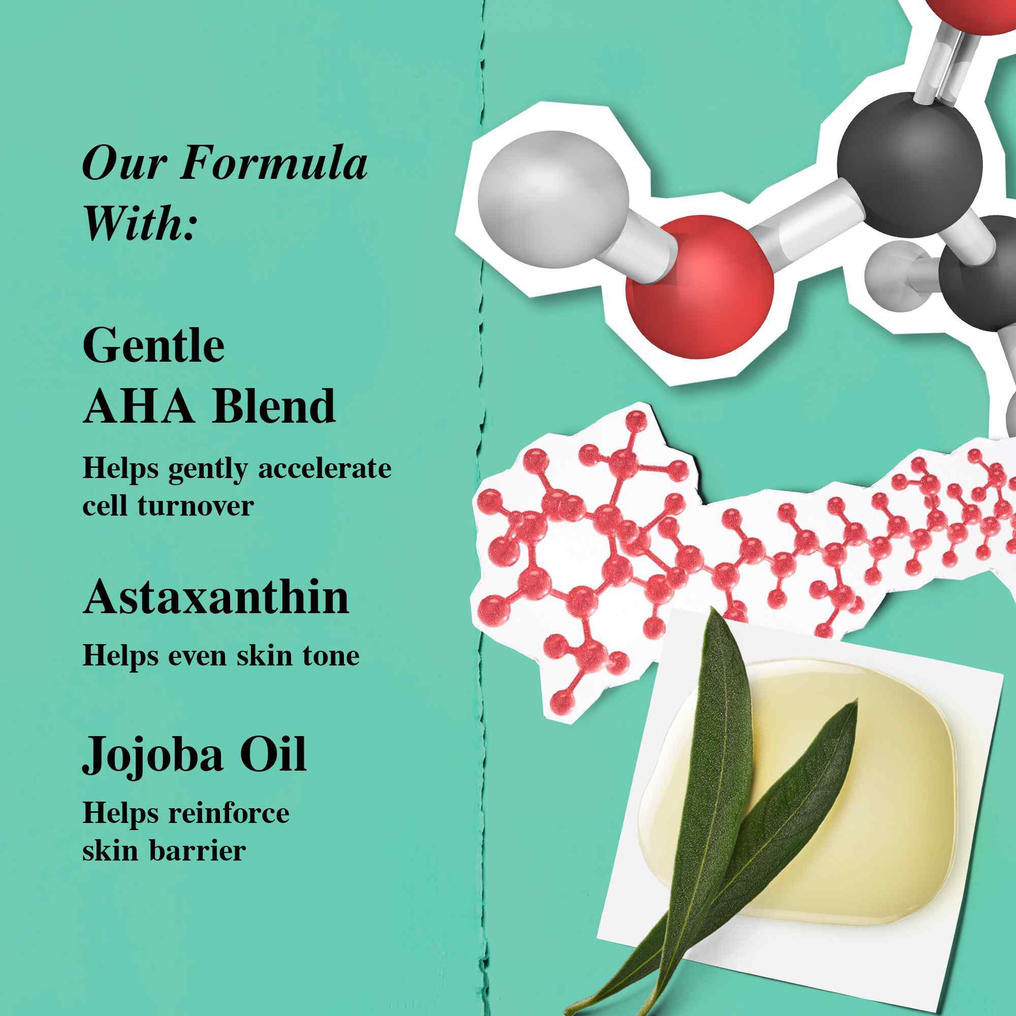 Ingrown Hair and Tone-Correcting Intimate Drops ingredients – AHA Blend, Astaxanthin, Jojoba Oil