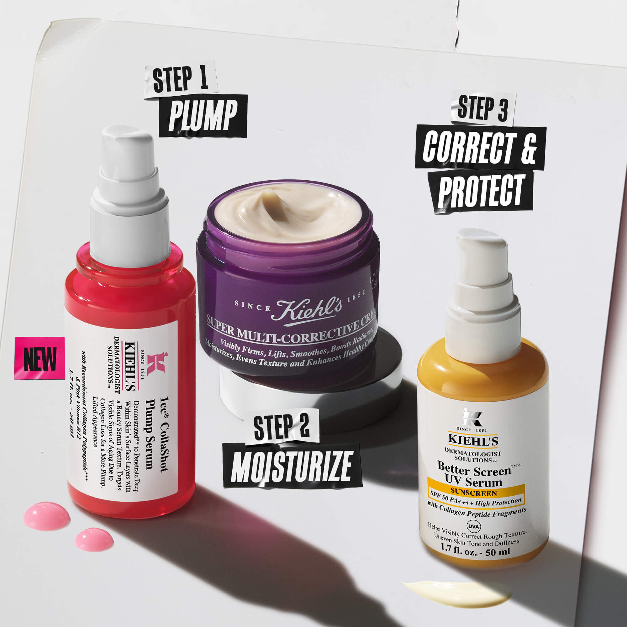 1cc CollaShot Plump serum, serum za obraz z rekombinantnim kolagenom za bolj čvrst in poln videz kože