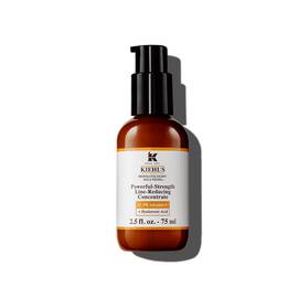 75-mililitrska steklenička Kiehl's Powerful-Strength Line-Reducing Concentrate na belem ozadju.
