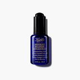 30-mililitrska steklenička olja za obraz Kiehl's Midnight Recovery Concentrate na belem ozadju.