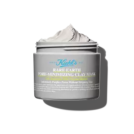 Fotografija odprte posodice čistilne maske Kiehl's Rare Earth
