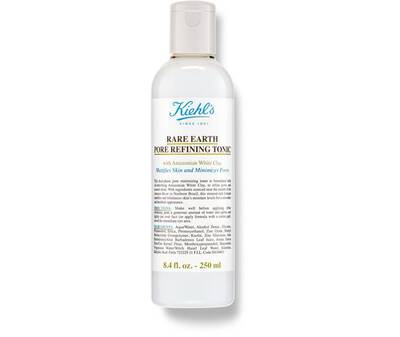 Steklenička tonika za obraz Kiehl's, ki zmanjša pore, z belim glinenim izvlečkom iz Amzonije. 250 ml.