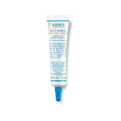 Tuba Kiehl's Blue Herbal Spot Treatment z učinkovino salicilne kisline za zdravljenje aken. 15 ml.